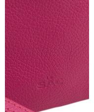 LESAC ROBERTA Pochette en cuir Dollar fuchsia - Sacs pour Femme - 5