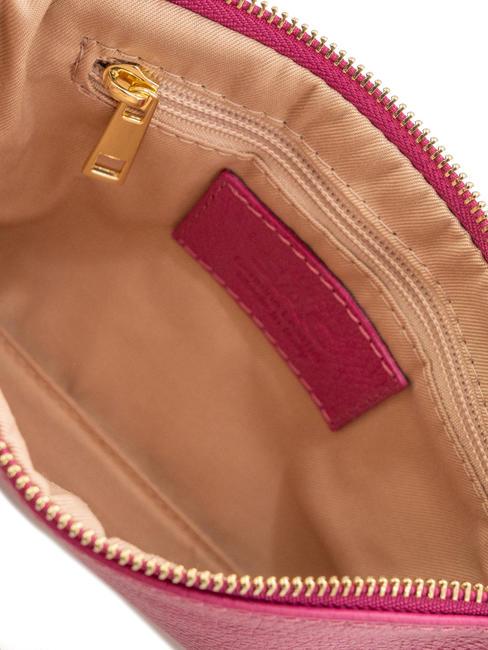 ROBERTA Pochette en cuir Dollar fuchsia - Sacs pour Femme