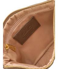 LESAC ROBERTA Pochette en cuir Dollar taupe - Sacs pour Femme - 6