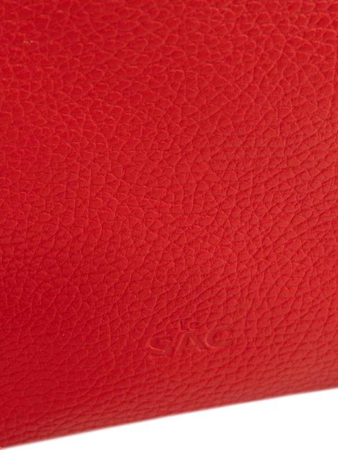 ROBERTA Pochette en cuir Dollar rouge - Sacs pour Femme