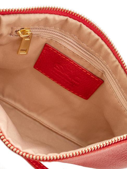 ROBERTA Pochette en cuir Dollar rouge - Sacs pour Femme