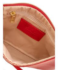 LESAC ROBERTA Pochette en cuir Dollar rouge - Sacs pour Femme - 6