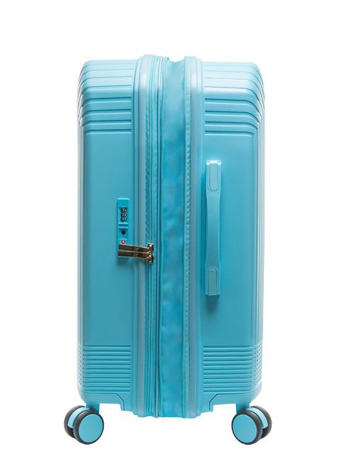 LIGHT POP 1 Chariot extensible moyen bleu d'eau - Valises Rigides