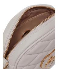 LOVE MOSCHINO ROMANTIC Micro-sac à bandoulière Ivoire - Sacs pour Femme - 3