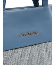 ROCCOBAROCCO SOLE Sac de courses bleu - Sacs pour Femme - 4