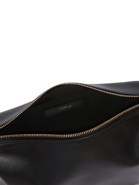 NUVOLA Mini sac porté épaule en cuir Noir - Sacs pour Femme