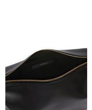 FURLA NUVOLA Mini sac porté épaule en cuir Noir - Sacs pour Femme - 4