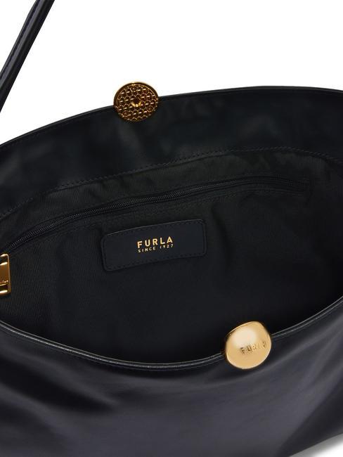 SFERA SOFT Sac bandoulière en cuir Noir - Sacs pour Femme