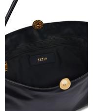 FURLA SFERA SOFT Sac bandoulière en cuir Noir - Sacs pour Femme - 5