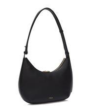 FURLA GOCCIA Sac bandoulière en cuir martelé Noir - Sacs pour Femme - 2