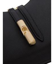 FURLA GOCCIA Sac bandoulière en cuir martelé Noir - Sacs pour Femme - 3