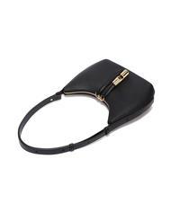 FURLA GOCCIA Sac bandoulière en cuir martelé Noir - Sacs pour Femme - 4