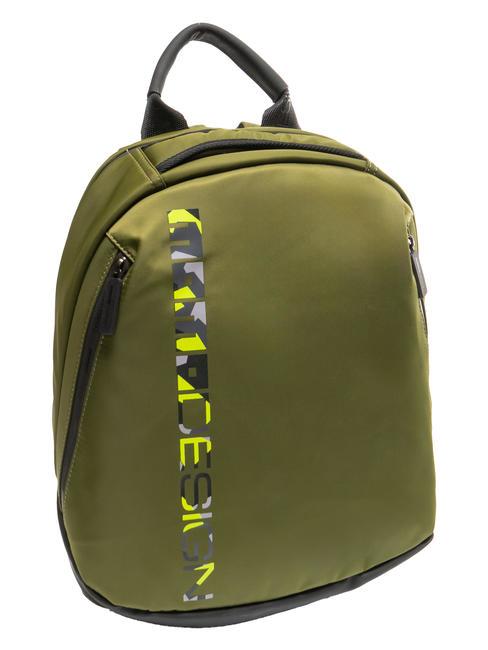 OVO Sac à dos ordinateur 15" vert militaire/multi - Sacs à dos pour l'École & les Loisirs