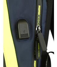 MOMO DESIGN LOGO PATCH Sac &agrave; dos bleu/fluo - Sacs &agrave; dos pour ordinateur portable - 4