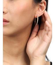 MORELLATO POETICA Boucles d'oreilles demi-cercle avec cristaux - Boucles d'oreilles