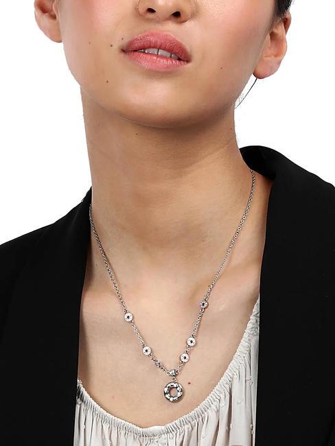 BAGLIORI Collier en cristal blanc ARGENT - Colliers
