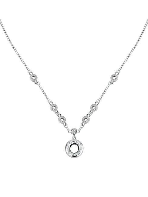 BAGLIORI Collier en cristal blanc ARGENT - Colliers