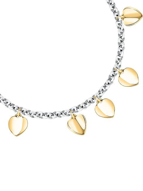 PAILETTES Bracelet breloques coeur ARGENT - Bracelets