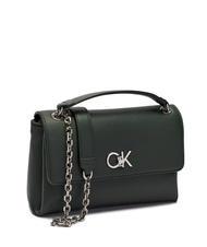 CALVIN KLEIN RE-LOCK  Sac bandoulière/épaule vert palmier - Sacs pour Femme - 2