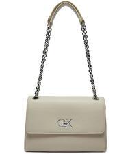 CALVIN KLEIN RE-LOCK  Sac bandoulière/épaule matin gris - Sacs pour Femme - 3
