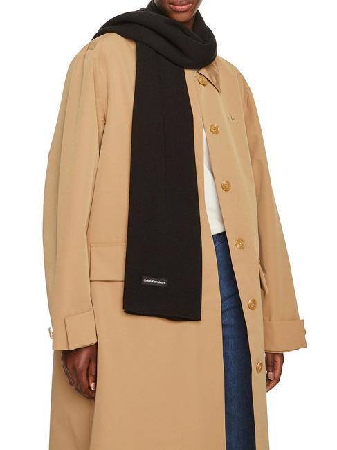 CK JEANS INST PATCH  Foulard pvh noir - Écharpes