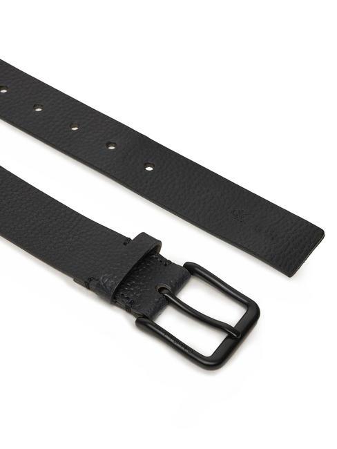CK JEANS CLASSIC  Ceinture en cuir r&eacute;glable noir noir - Ceintures