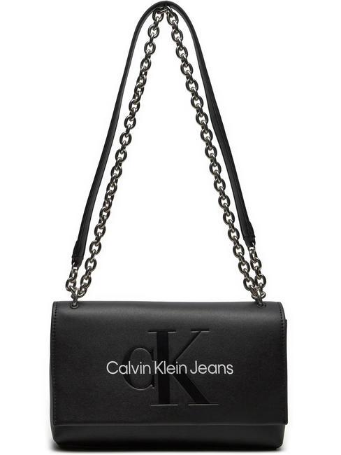 SCULPTED Convertible Sac porté épaule/à bandoulière noir/neutre - Sacs pour Femme