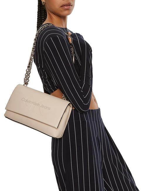 SCULPTED Convertible Sac porté épaule/à bandoulière matin gris - Sacs pour Femme