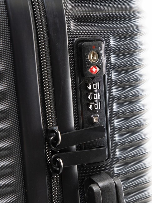 ADVENTURE Ensemble de 3 cabines trolley, moyen, grand noir - Ensemble Valises