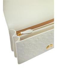 PINKO LOVE ONE CLASSIC Sac bandoulière/épaule blanc de soie-or antique - Sacs pour Femme - 3