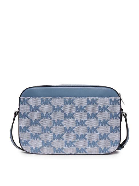JET SET LOGO Sac bandoulière en jacquard jean - Sacs pour Femme