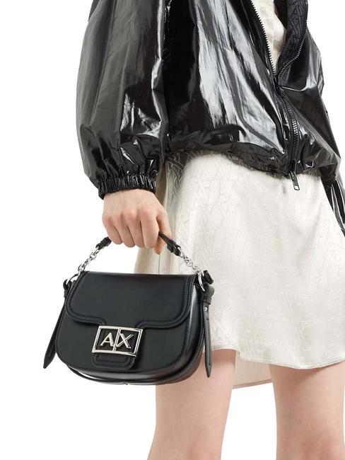A|X BUCKLE Mini sac rond avec bandouli&egrave;re Noir - Sacs pour Femme