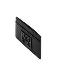 ARMANI EXCHANGE A|X Porte-carte de cr&eacute;dit plat Noir - Portefeuilles Femme - 3