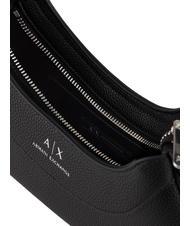 ARMANI EXCHANGE SMALL HOBO sac d'&eacute;paule Noir - Sacs pour Femme - 5