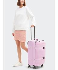 KIPLING SPONTANEOUS Chariot de taille moyenne rose en fleurs - Valises Semi-rigides - 8