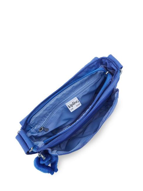 LOREEN Sac bandoulière moyen bleu havane - Sacs pour Femme