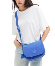 KIPLING LOREEN Sac bandoulière moyen bleu havane - Sacs pour Femme - 6