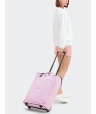 KIPLING TEAGAN C Chariot à bagages à main rose en fleurs - Valises cabine - 7