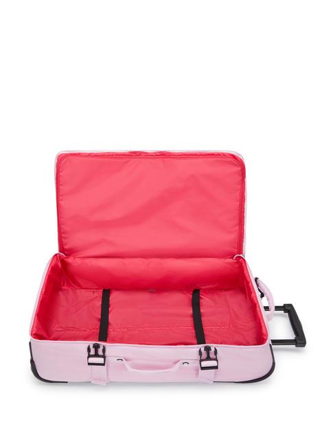 TEAGAN Sac trolley taille moyenne rose en fleurs - Valises Semi-rigides