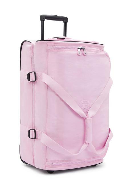 TEAGAN Sac trolley taille moyenne rose en fleurs - Valises Semi-rigides