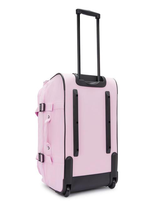 TEAGAN Sac trolley taille moyenne rose en fleurs - Valises Semi-rigides