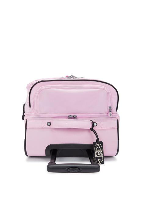 TEAGAN Sac trolley taille moyenne rose en fleurs - Valises Semi-rigides