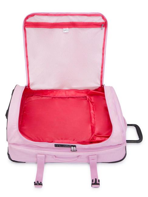 AVIANA M Chariot de taille moyenne rose en fleurs - Valises Semi-rigides