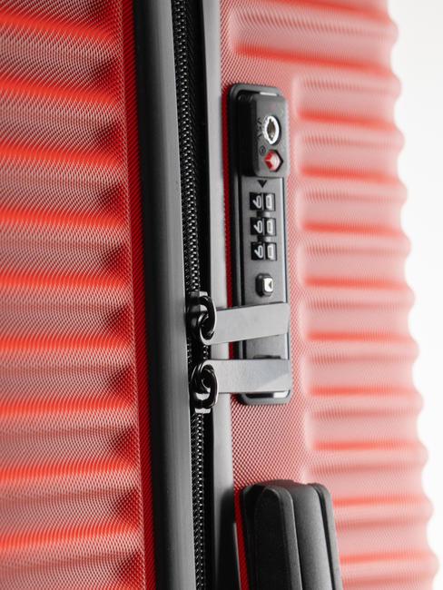 ADVENTURE Chariot de grande taille rouge - Valises Rigides