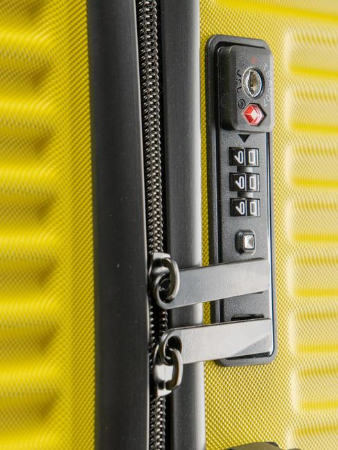 ADVENTURE Chariot de grande taille jaune - Valises Rigides