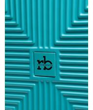 ROCCOBAROCCO ADVENTURE Chariot de taille moyenne surf bleu - Valises Rigides - 7