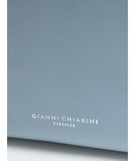 GIANNI CHIARINI SMOOTH  Sac à dos en cuir BLEU DOUX - Sacs pour Femme - 5