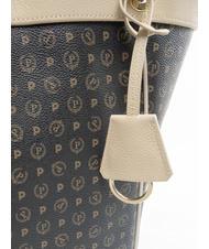 POLLINI HERITAGE Sac bandoulière, transformable Noir / Ivoire - Sacs pour Femme - 4