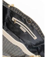 POLLINI HERITAGE Sac bandoulière, transformable Noir / Ivoire - Sacs pour Femme - 5
