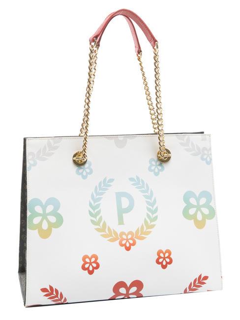HERITAGE  Sac shopping avec imprim&eacute; int&eacute;gral blanche - Sacs pour Femme
